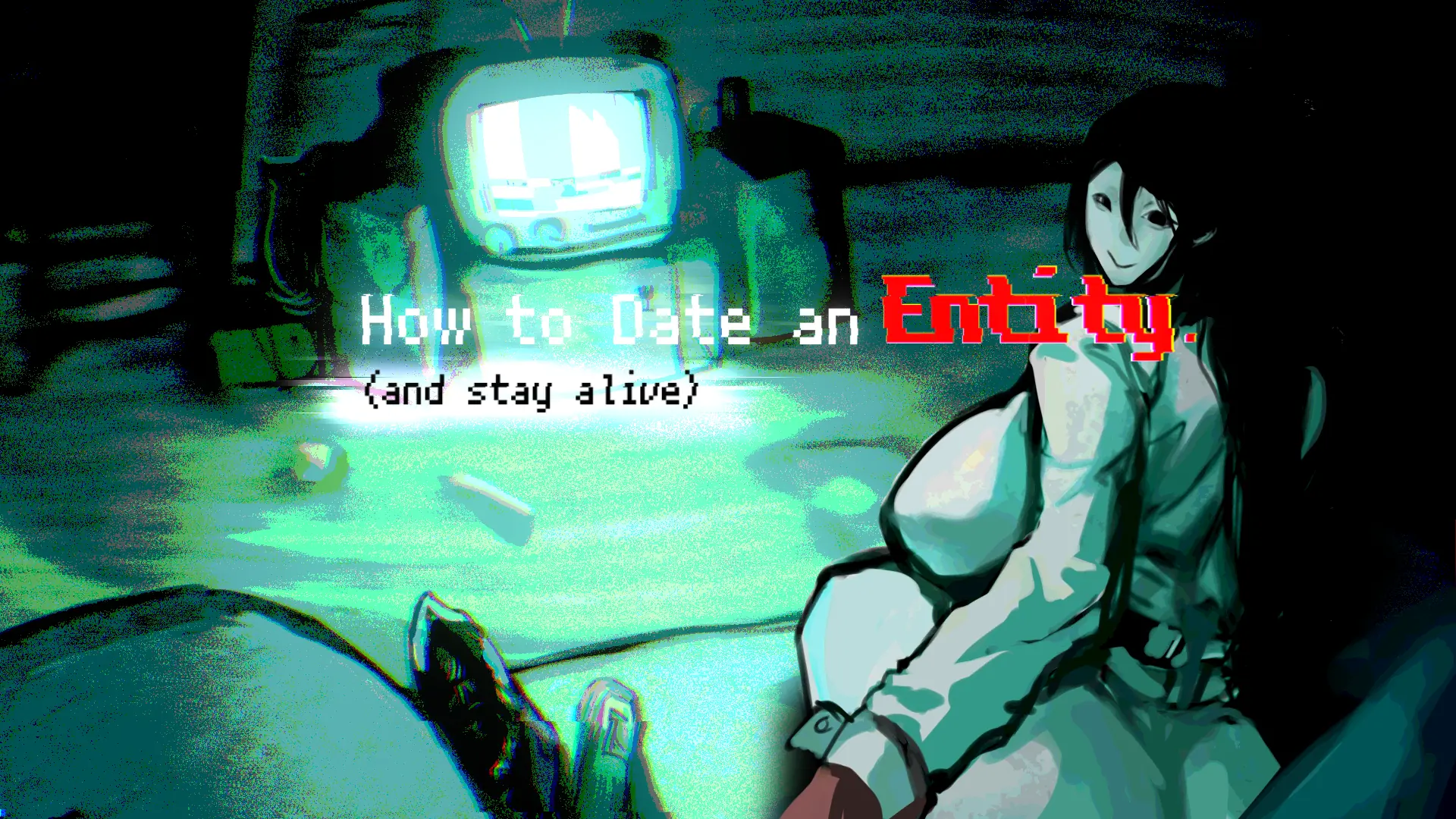 Analog monitor artwork for How to Date an Entity