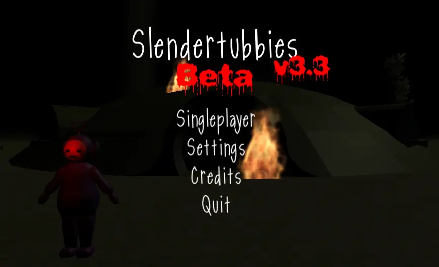 Slendytubbies 3 survival horror title artwork